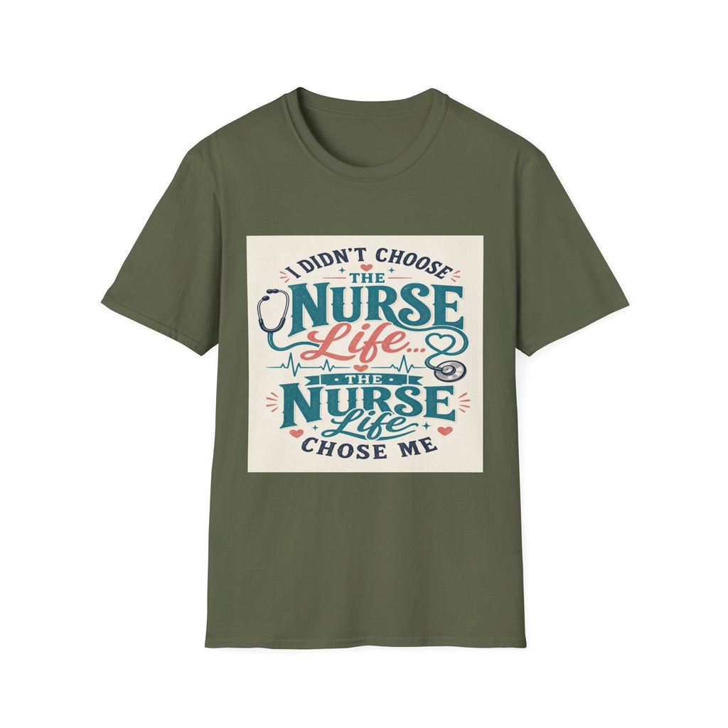 Trendy T-shirt Design Showcasing Playful Nurse Life Typography (1)- Graphic Tees