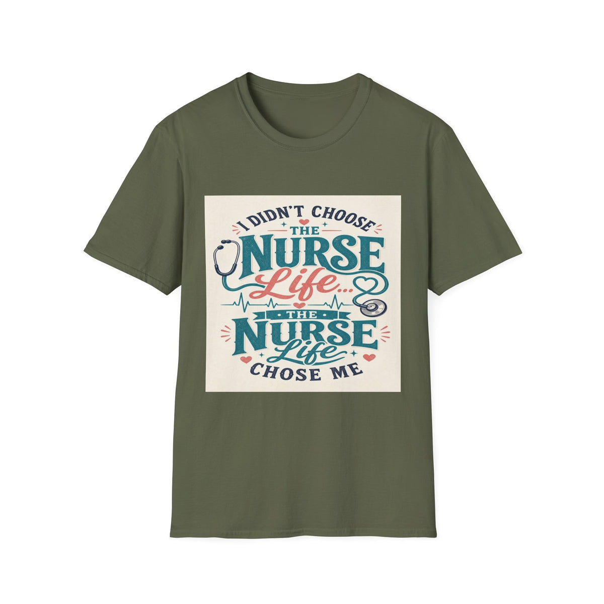 Trendy T-shirt Design Showcasing Playful Nurse Life Typography (1)- Graphic Tees