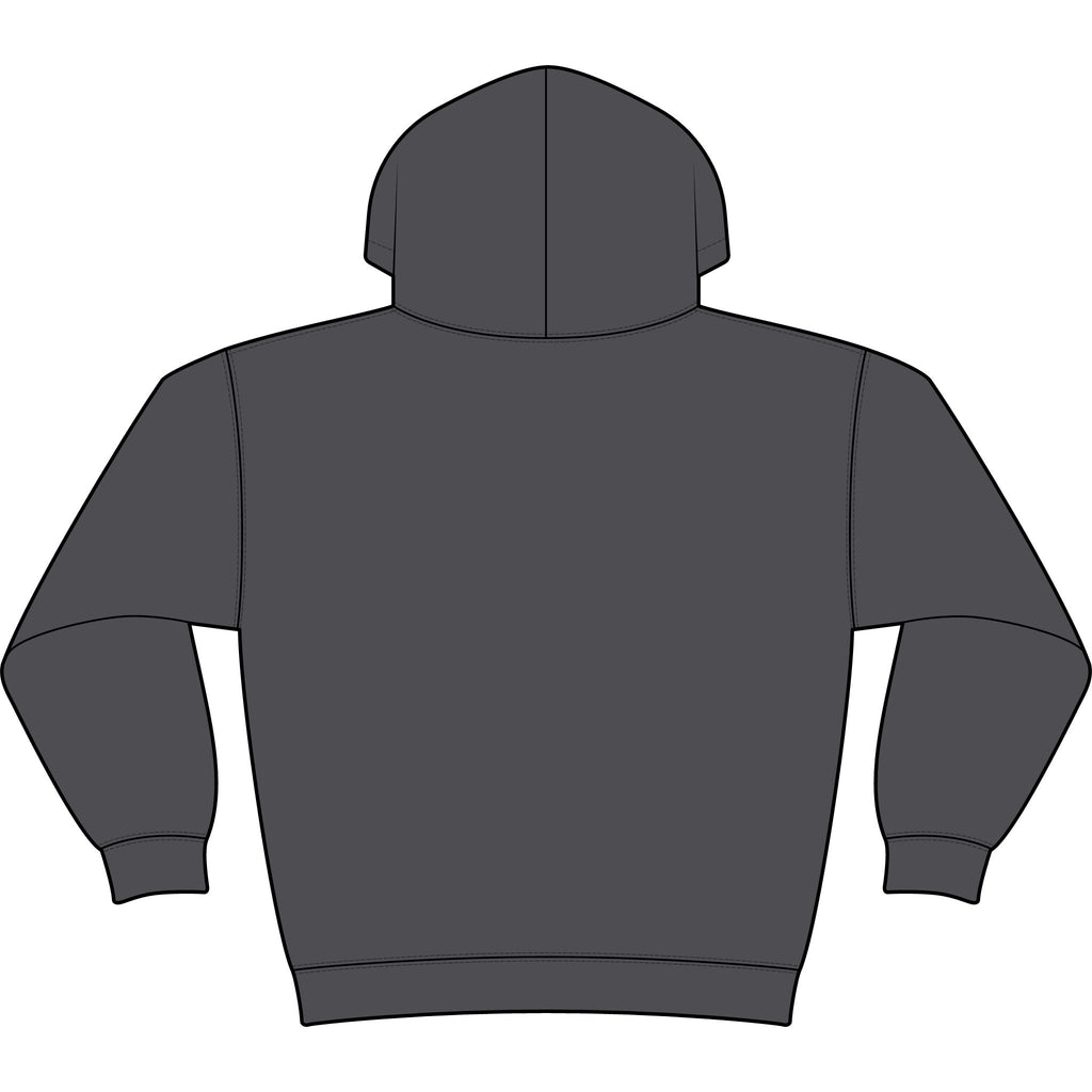 Minimal Monogram 'TL' Black Hoodie — Small Chest Logo Pullover