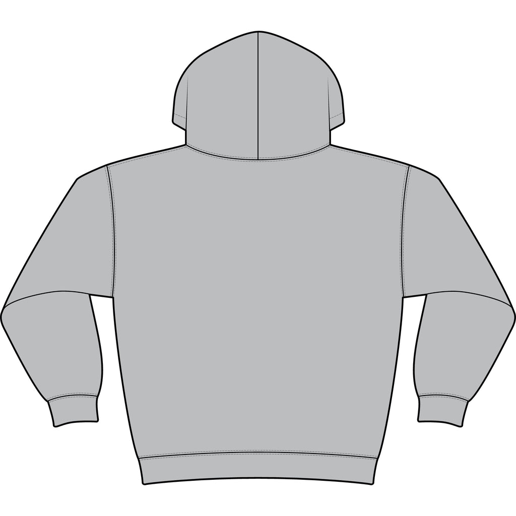 Minimal Monogram 'TL' Black Hoodie — Small Chest Logo Pullover