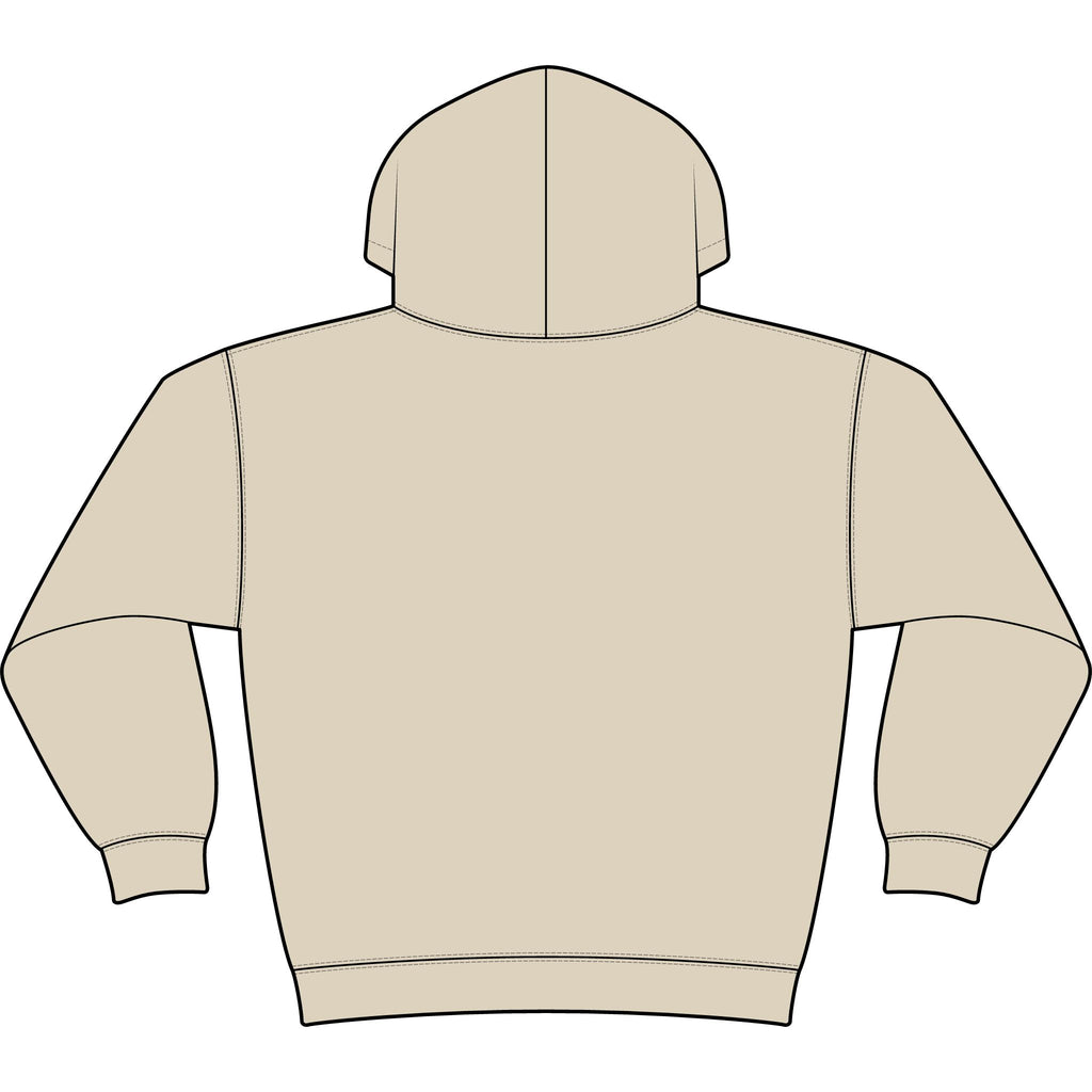 Minimal Monogram 'TL' Black Hoodie — Small Chest Logo Pullover