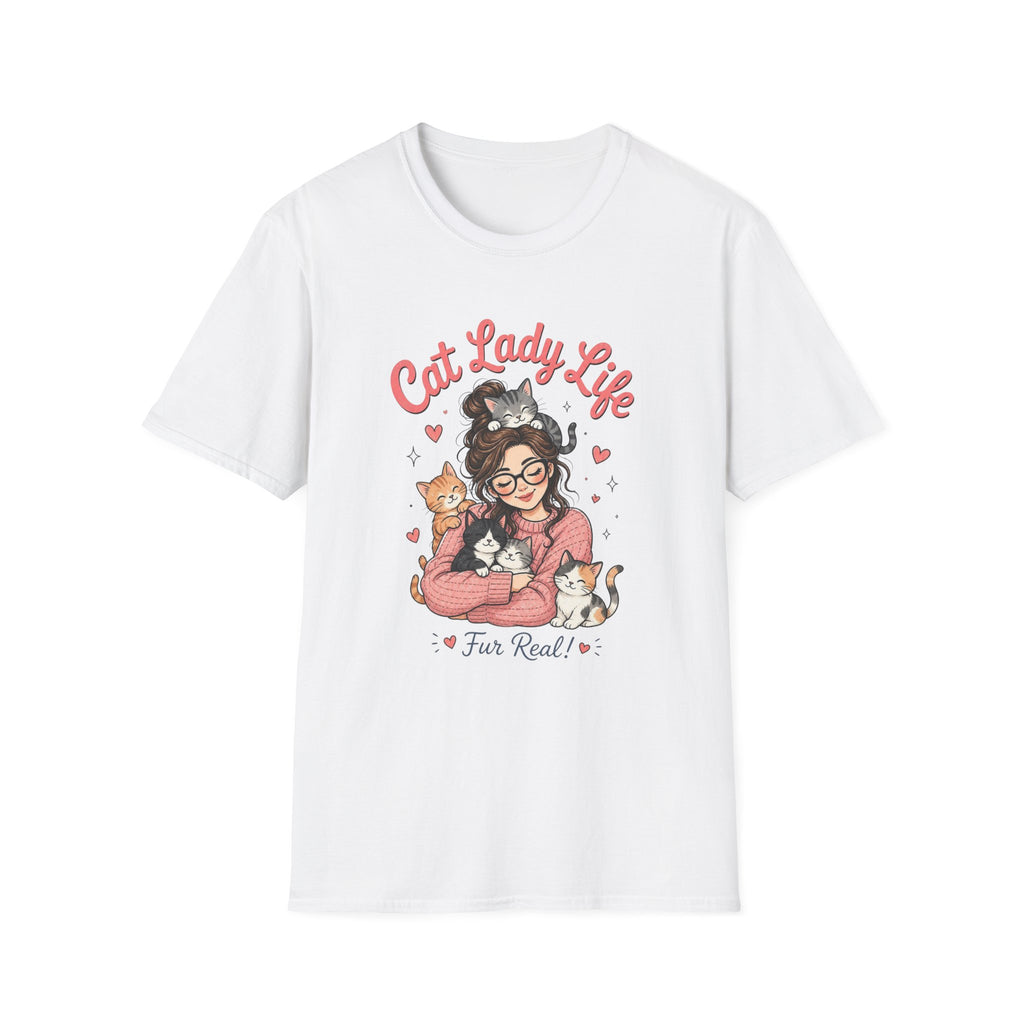 Cat Lady Life T-Shirt — Cute Cat Mom Graphic Tee