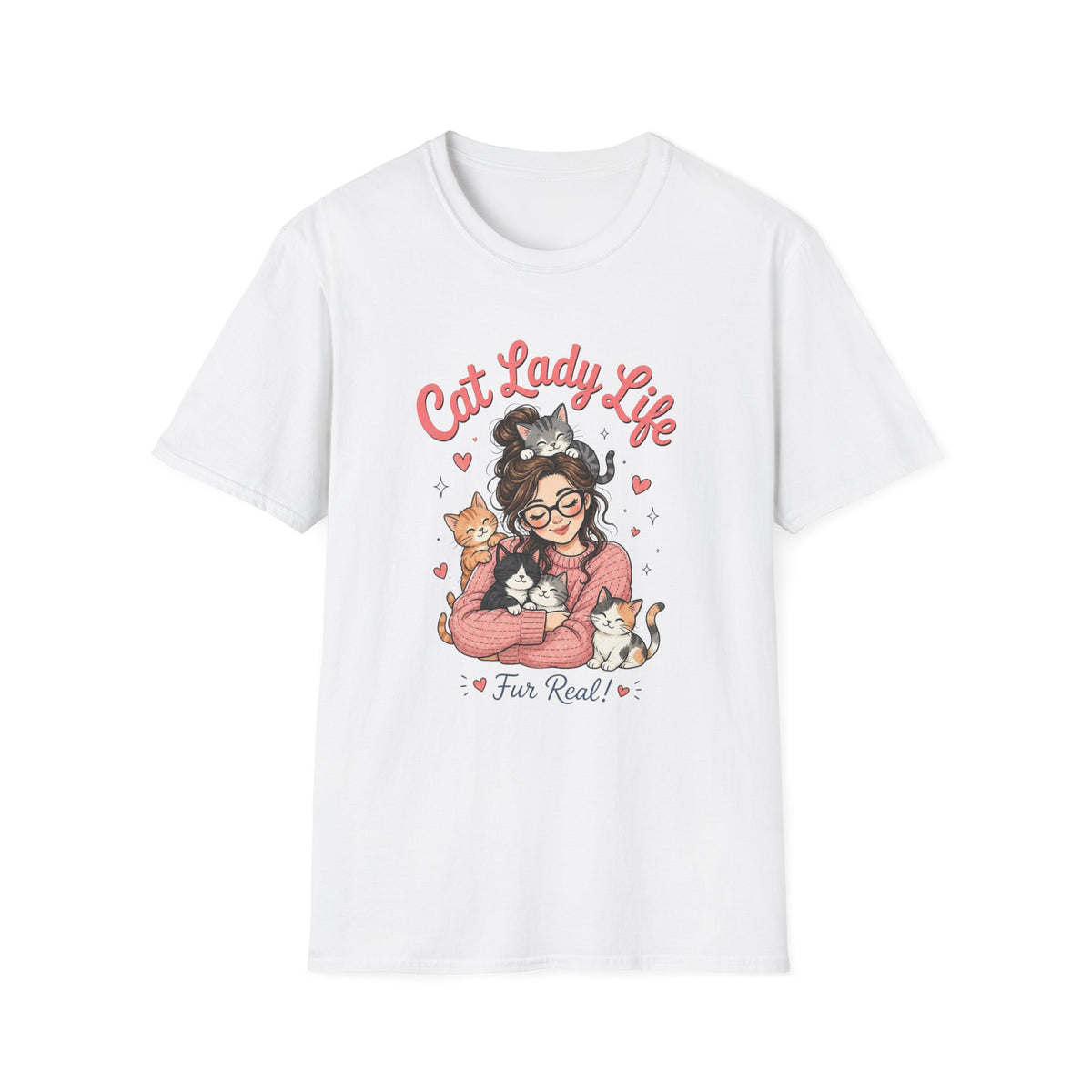 Cat Lady Life T-Shirt — Cute Cat Mom Graphic Tee