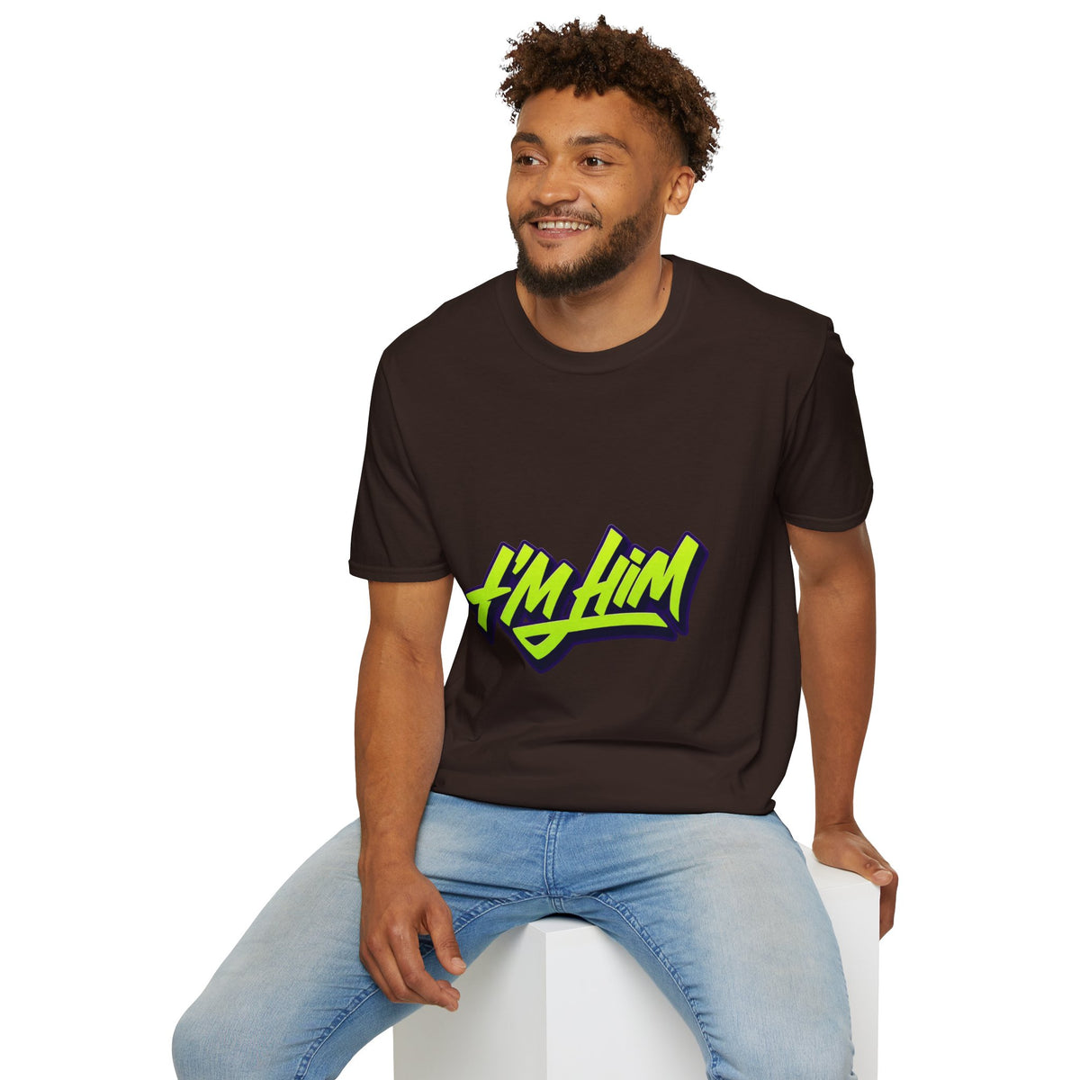 I'm Him T-Shirt — Bold Neon Streetwear Graphic Tee