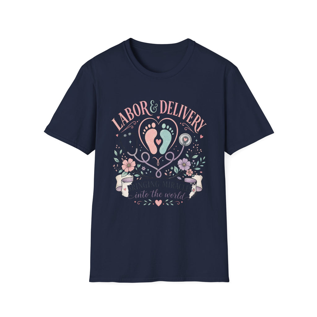 Labor And Delivery T Shirt Design Celebrating New Life