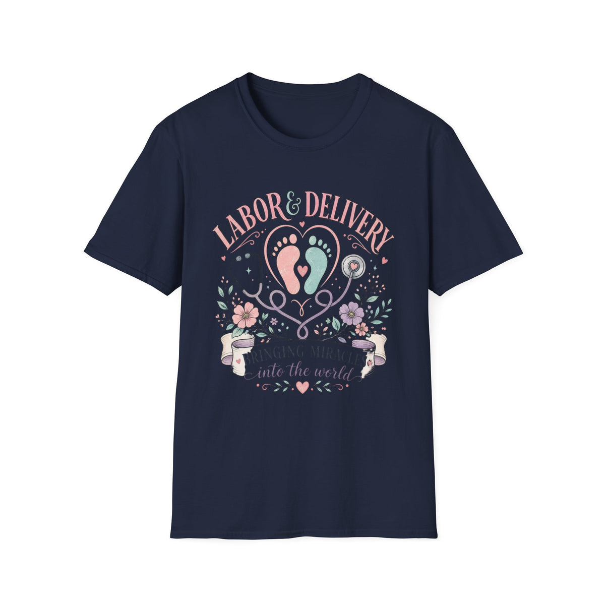 Labor And Delivery T Shirt Design Celebrating New Life