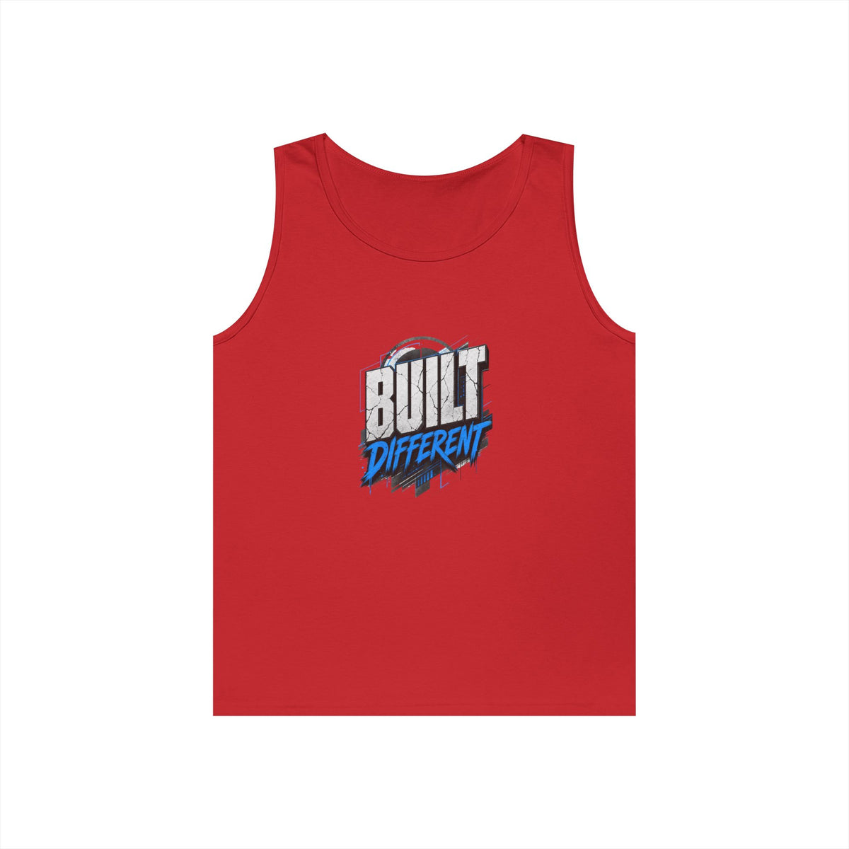 Built Different Tank Top – Graphic Motivational Workout Tee