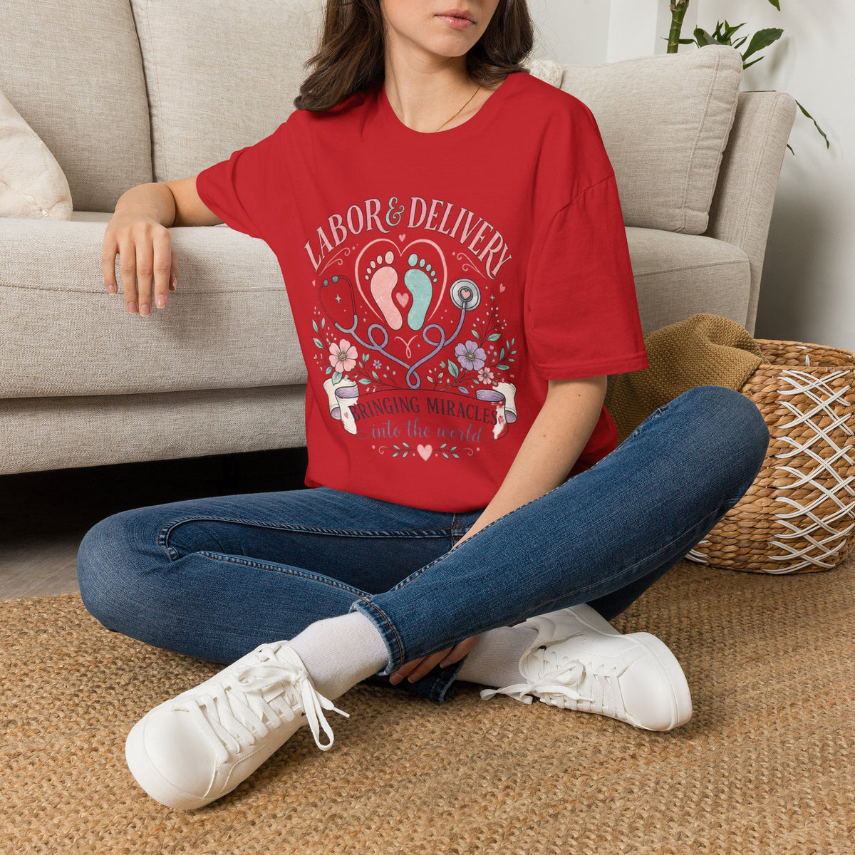 Labor And Delivery T Shirt Design Celebrating New Life