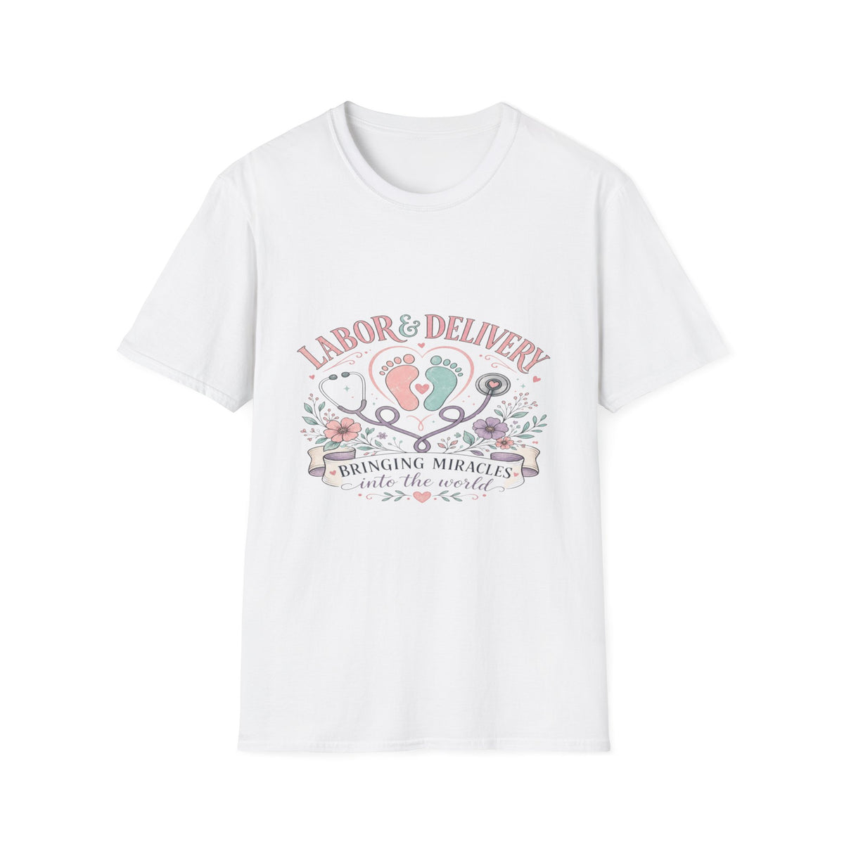 Labor And Delivery T-Shirt Design Celebrating New Life- Graphic Tees