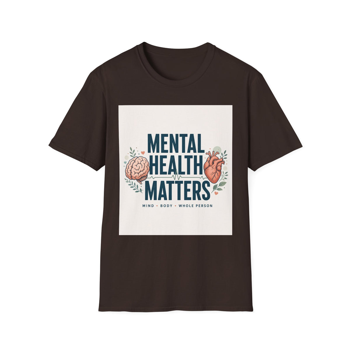 Bold Typography Design Emphasizing Mental Health Awareness