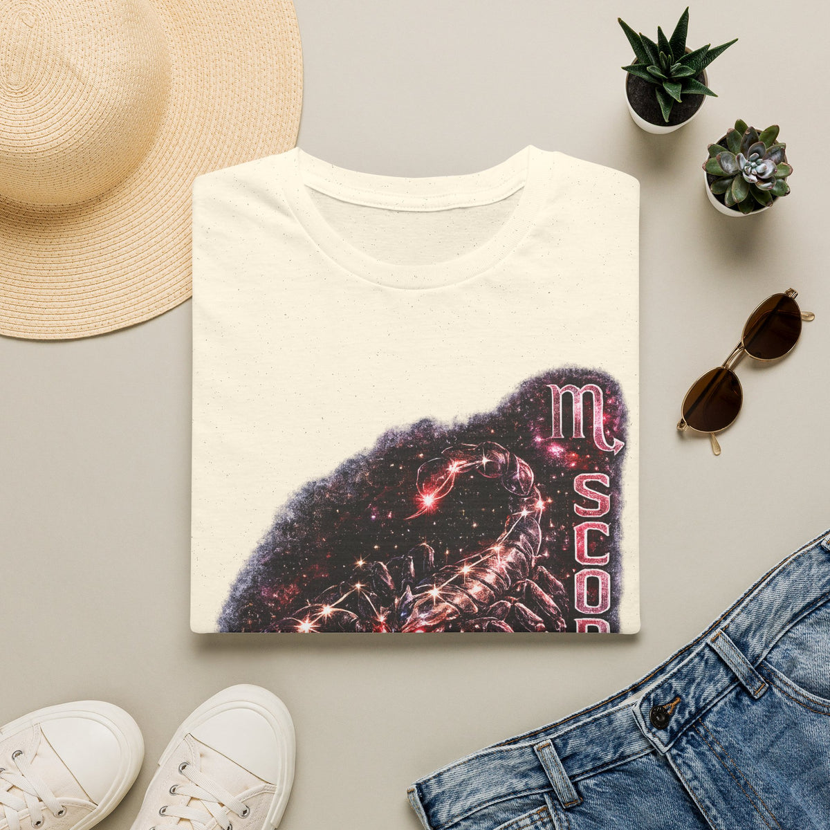 Scorpio Zodiac T-Shirt — Cosmic Scorpion Astrology Tee