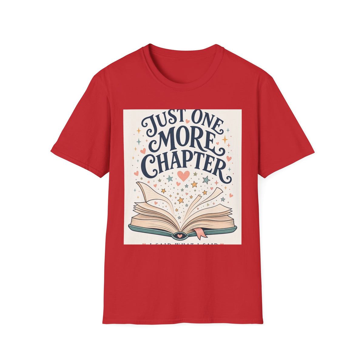 Open Book Turning Into Stars And Hearts With Text Design
