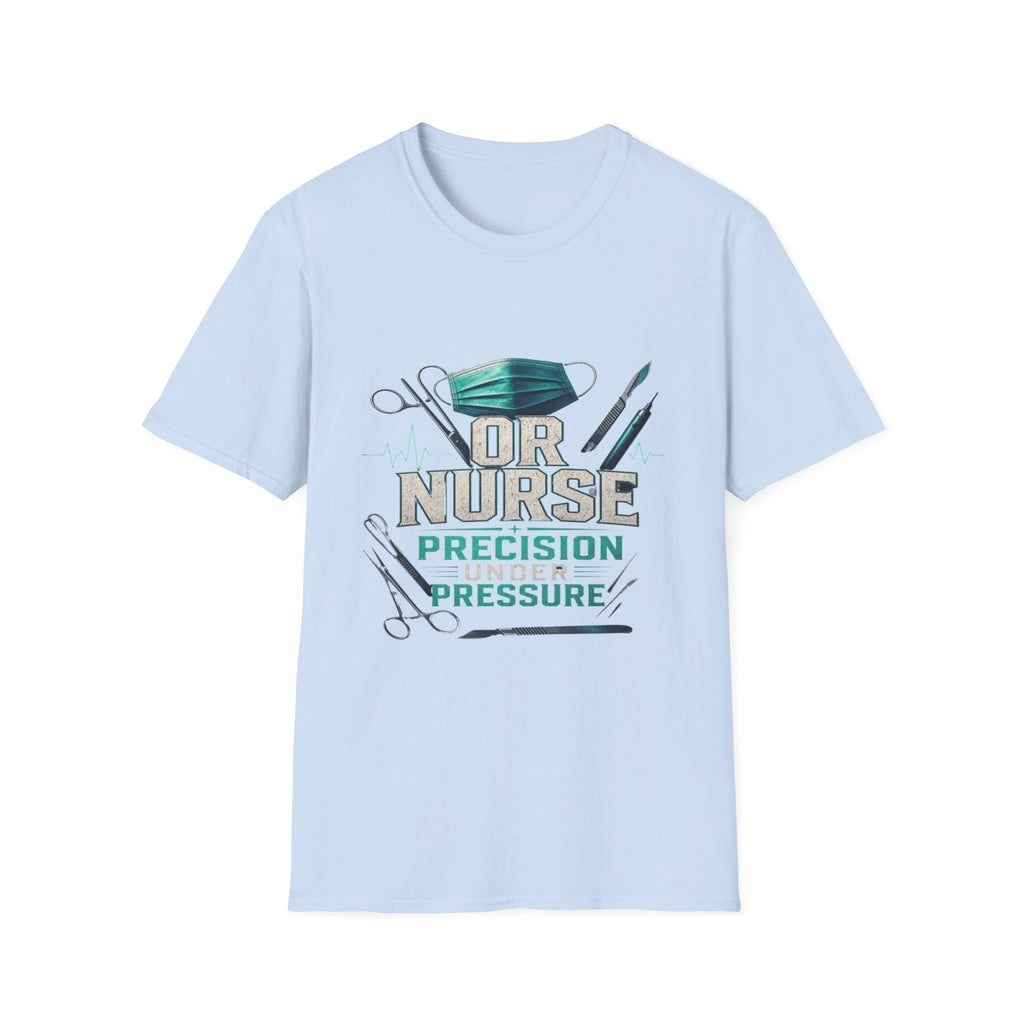 Bold Typography T-Shirt Design For OR Nurse Theme- Graphic Tees