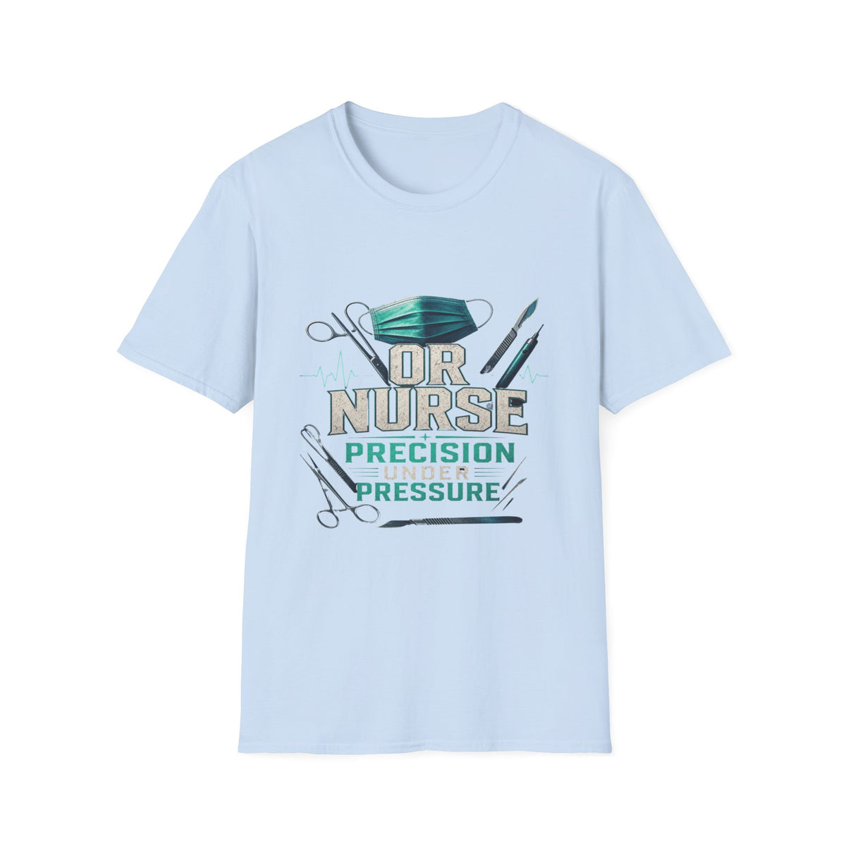 Bold Typography T-Shirt Design For OR Nurse Theme- Graphic Tees