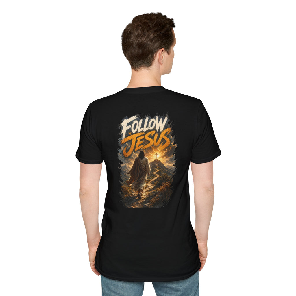 Christian Cross T-Shirt — Rustic Crown of Thorns Design