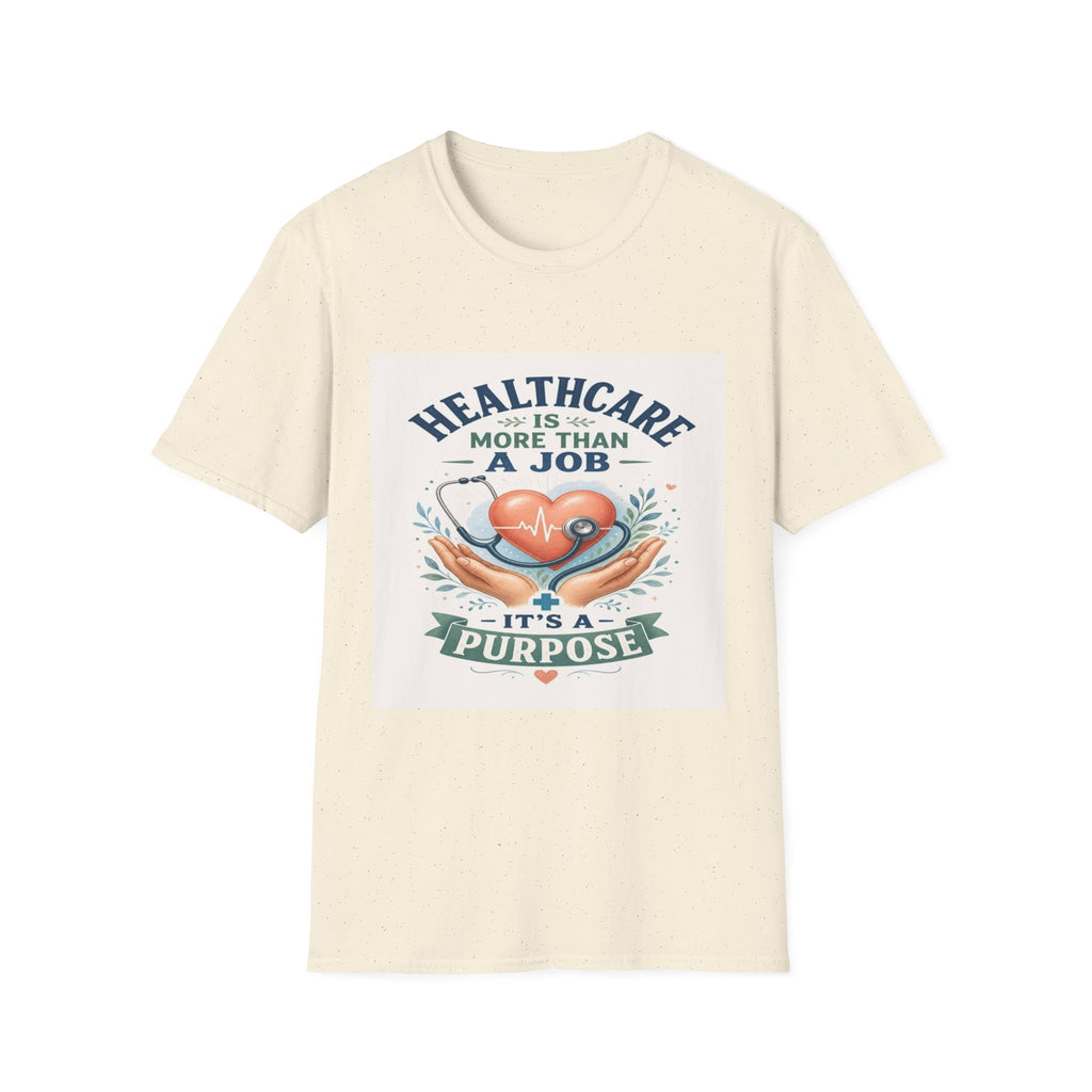 Inspirational T-shirt Design Featuring Compassionate Healthcare Imagery- Graphic Tees