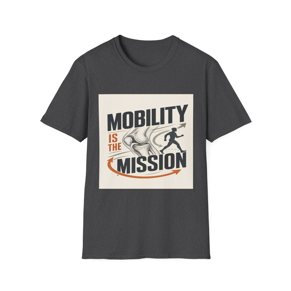 Bold Typography And Anatomical Illustration Representing Mobility Mission- Graphic Tees