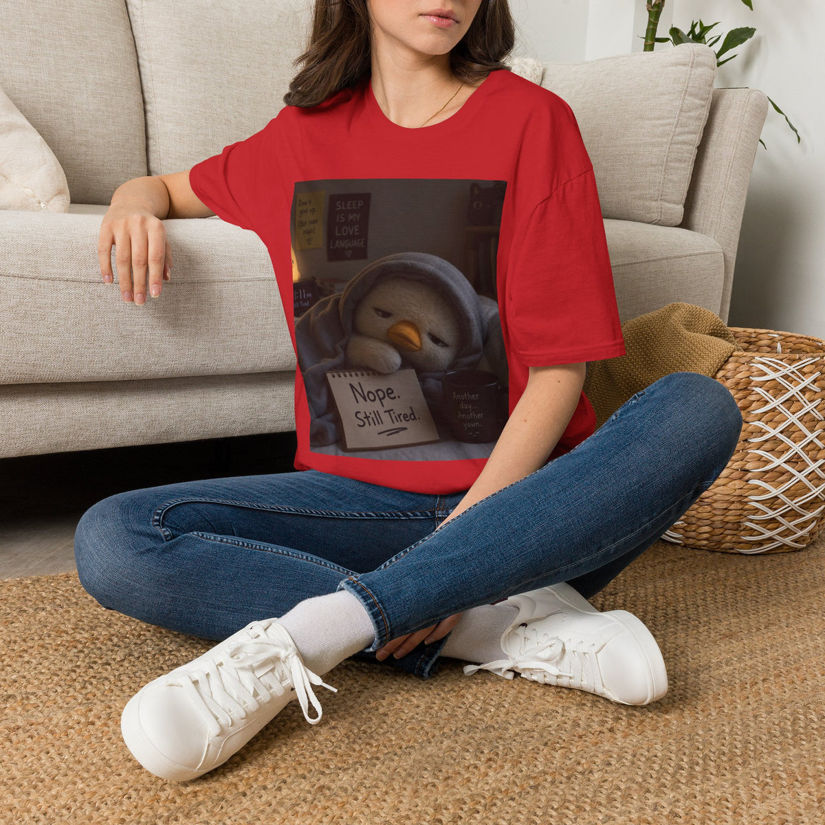 Slumpy Penguin "Nope, Still Tired" T-Shirt!