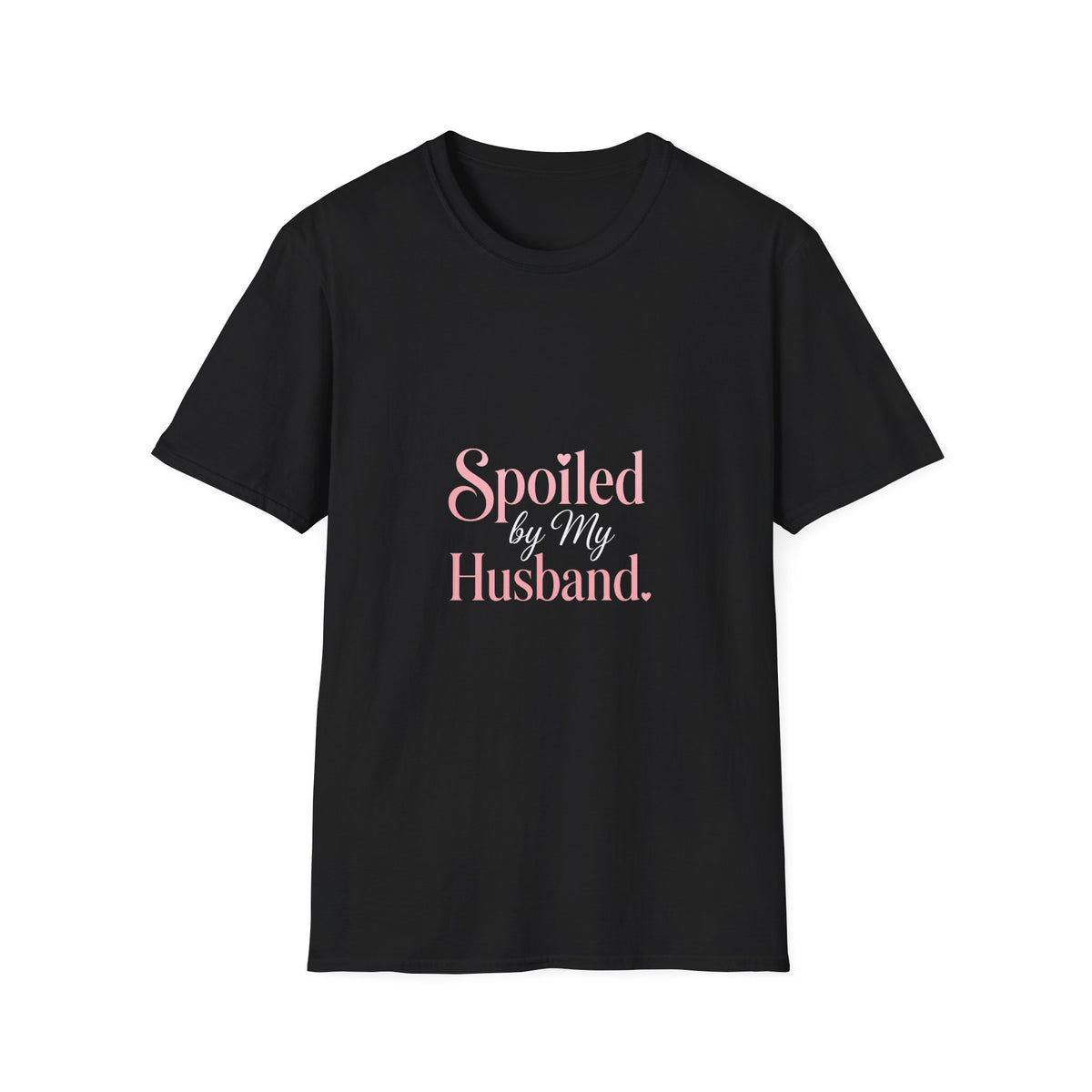 Spoiled Husband T-Shirt — Cute Pastel 'Spoiled' Graphic Tee for Wife or Partner Gifts