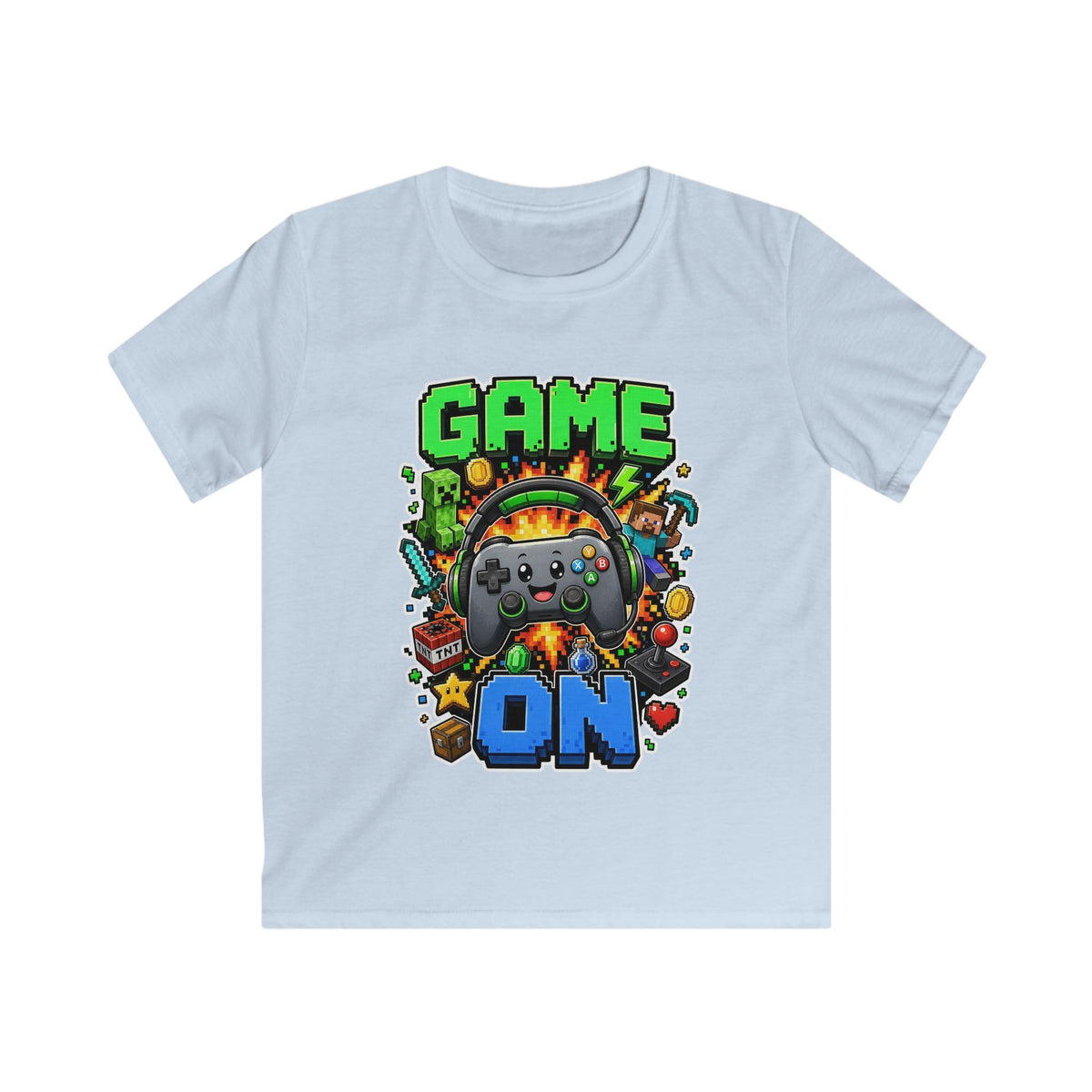 Kids Tee - "Game On" Retro Gamer Controller Design