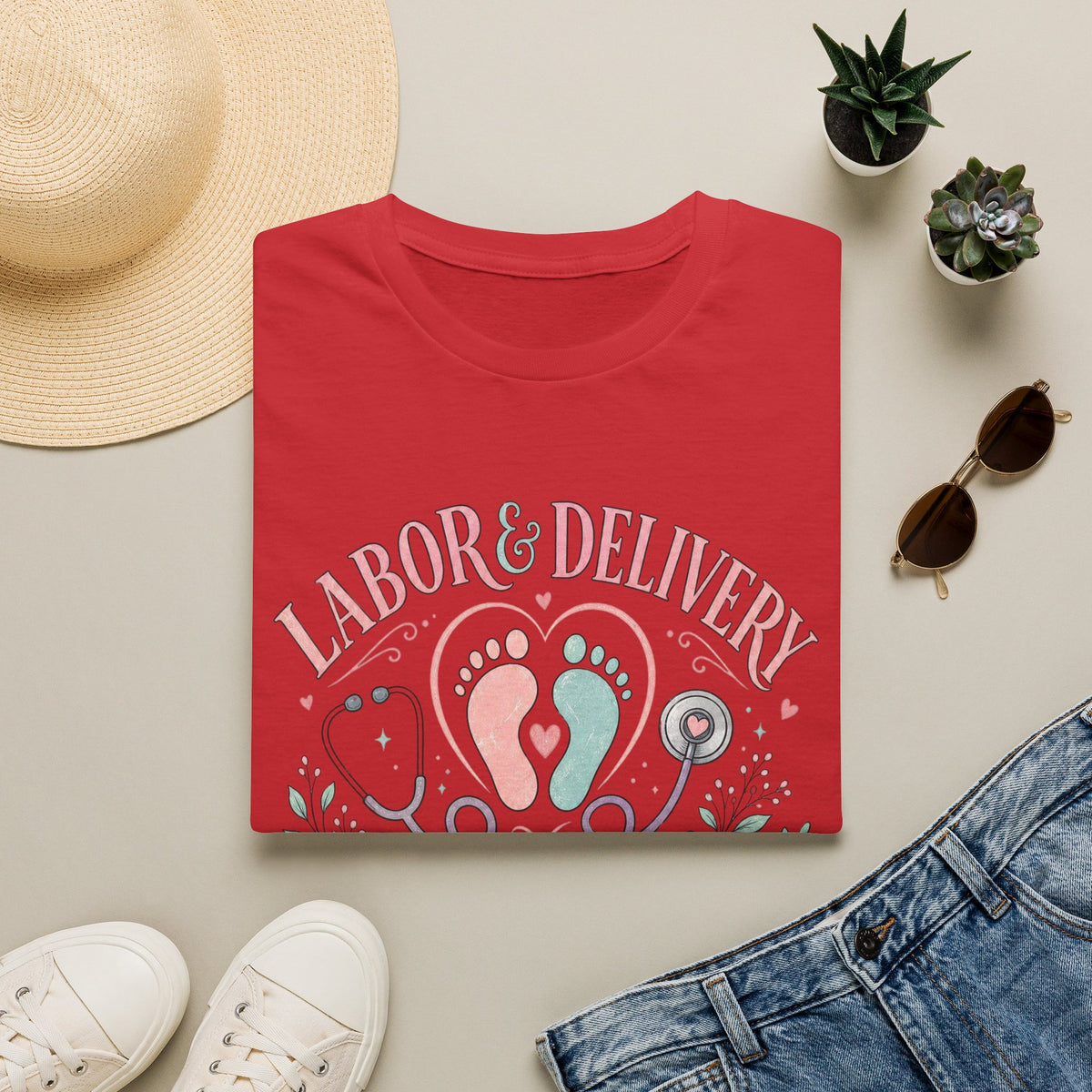 Labor And Delivery T Shirt Design Celebrating New Life