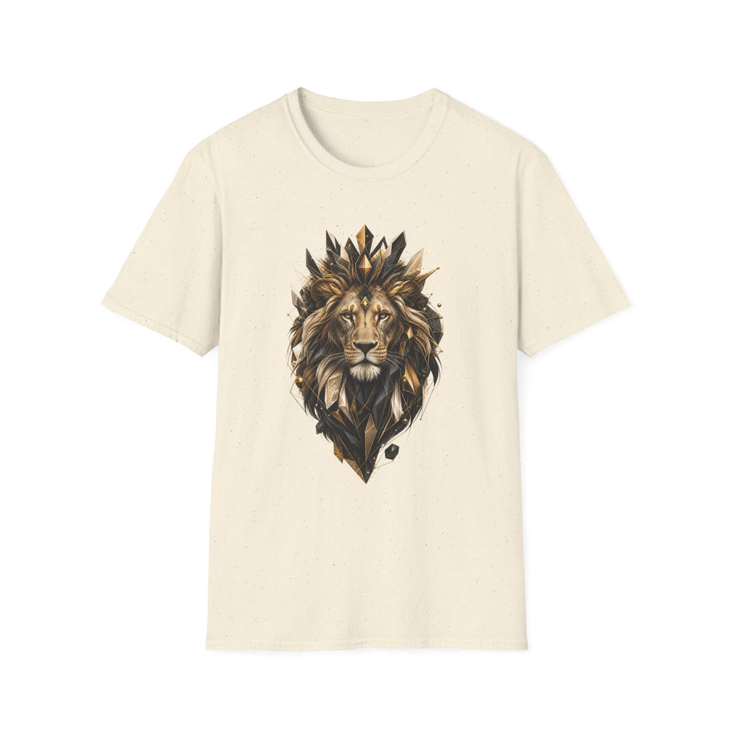 King Mode Lion Graphic Unisex Softstyle T-Shirt | Motivational Lion Tee