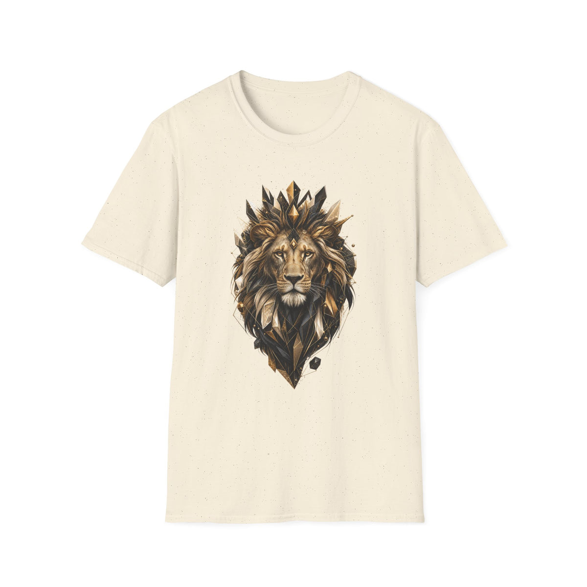 King Mode Lion Graphic Unisex Softstyle T-Shirt | Motivational Lion Tee
