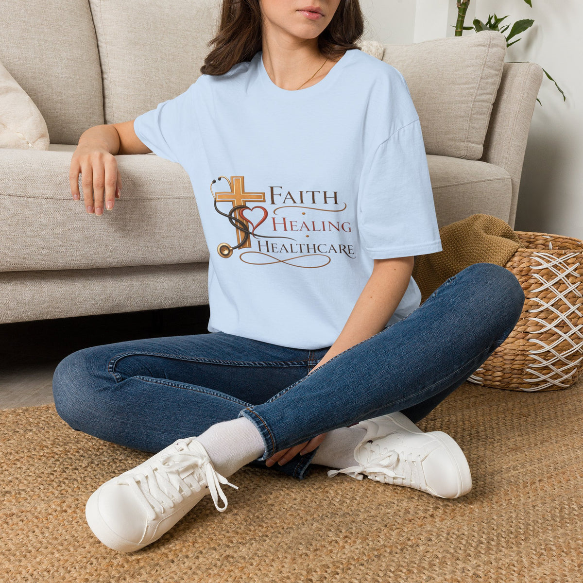 Elegant Typography Featuring Inspirational Healthcare Symbols- Graphic Tees