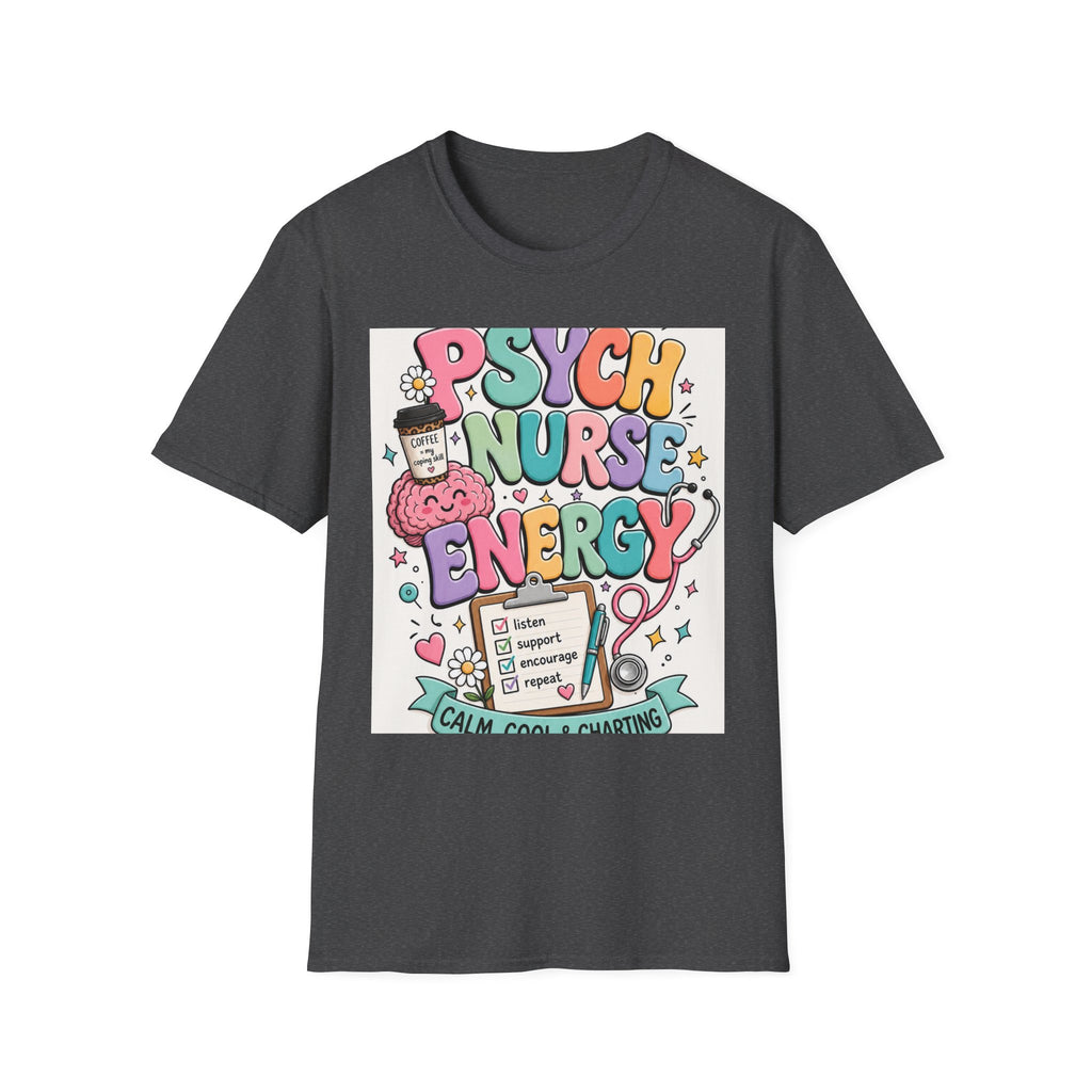 Playful Typography Design Celebrating Psych Nurse Energy