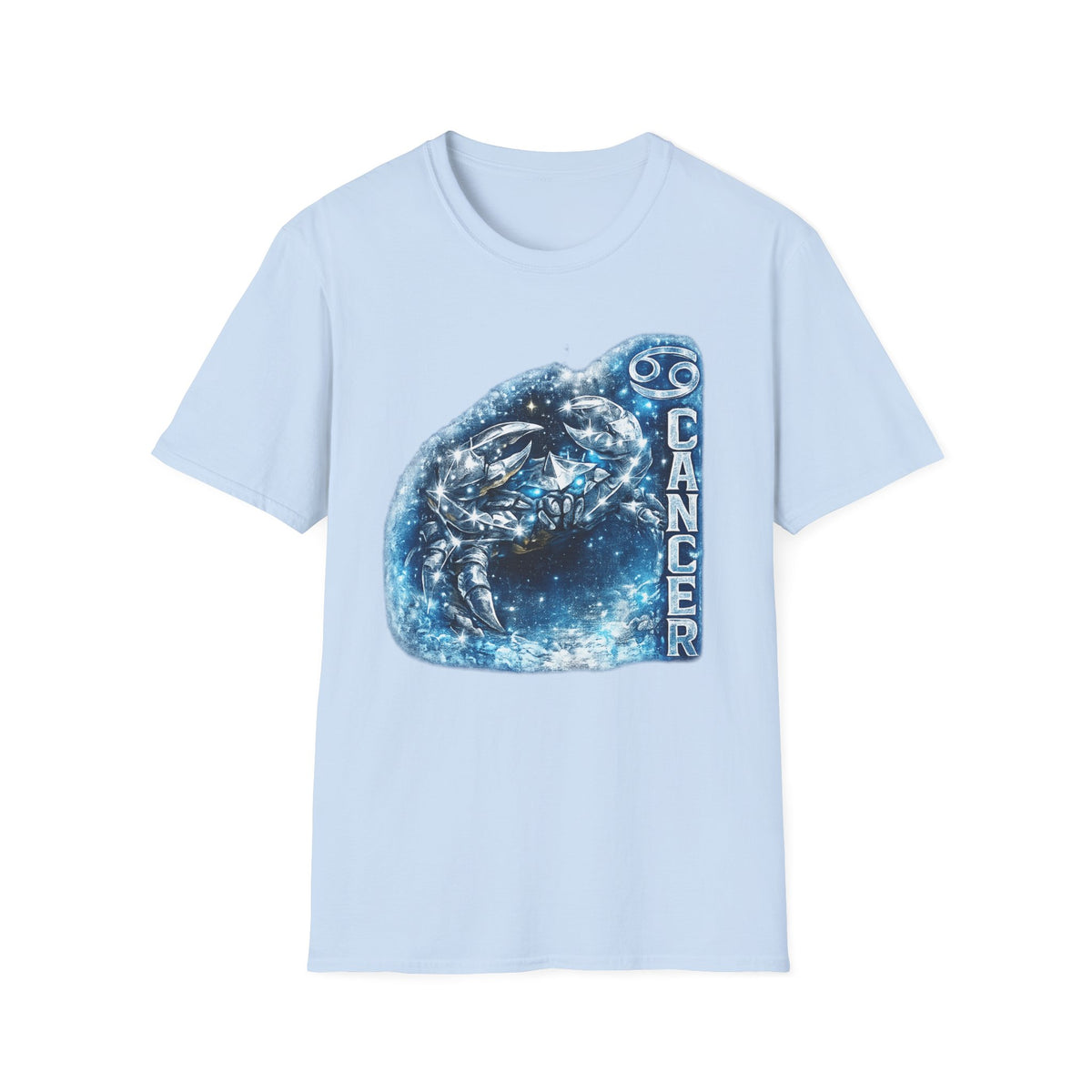 Cancer Zodiac T-Shirt — Starry Crab Astrology Tee (Cancer)
