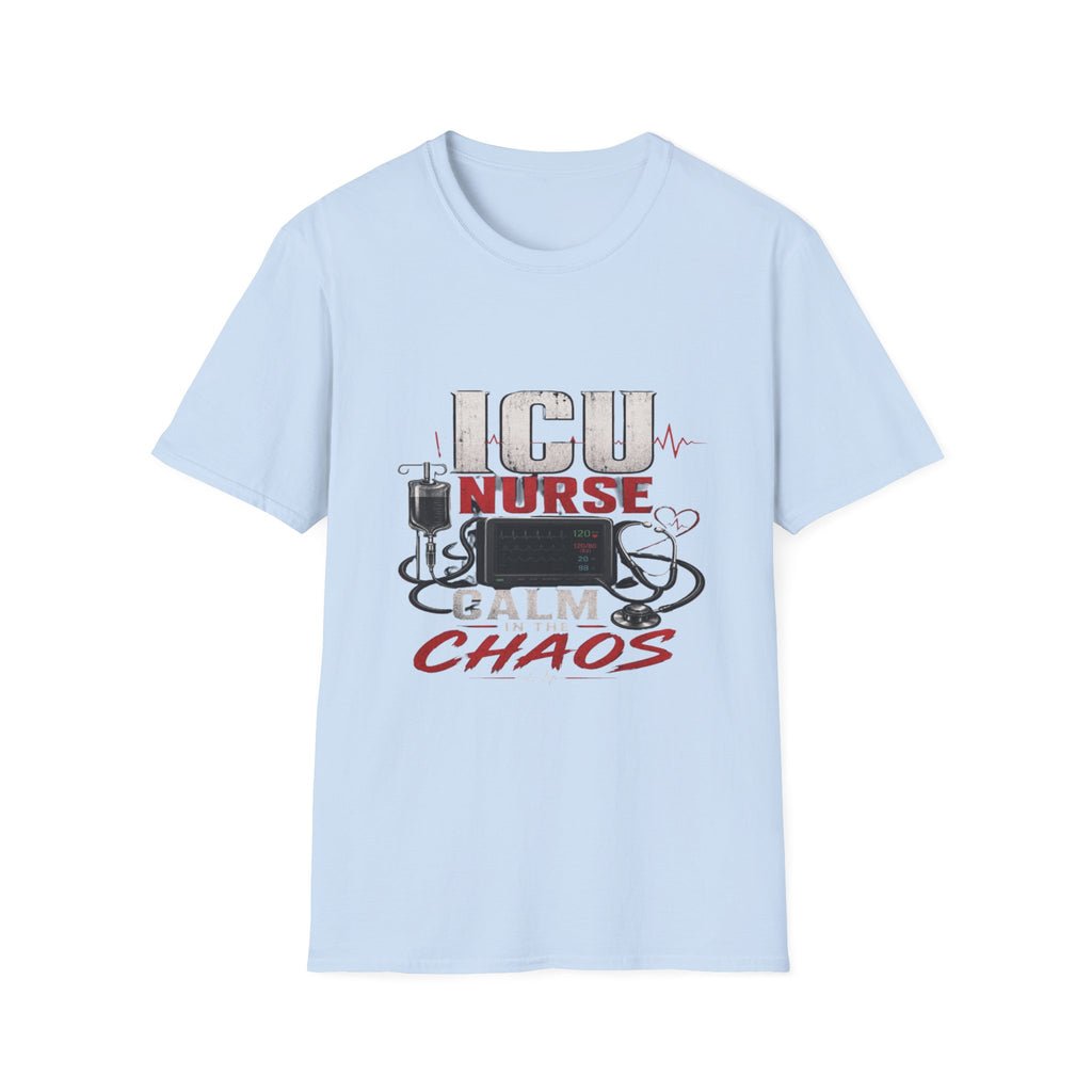 Powerful ICU Nurse T-Shirt Design With Bold Typography- Graphic Tees