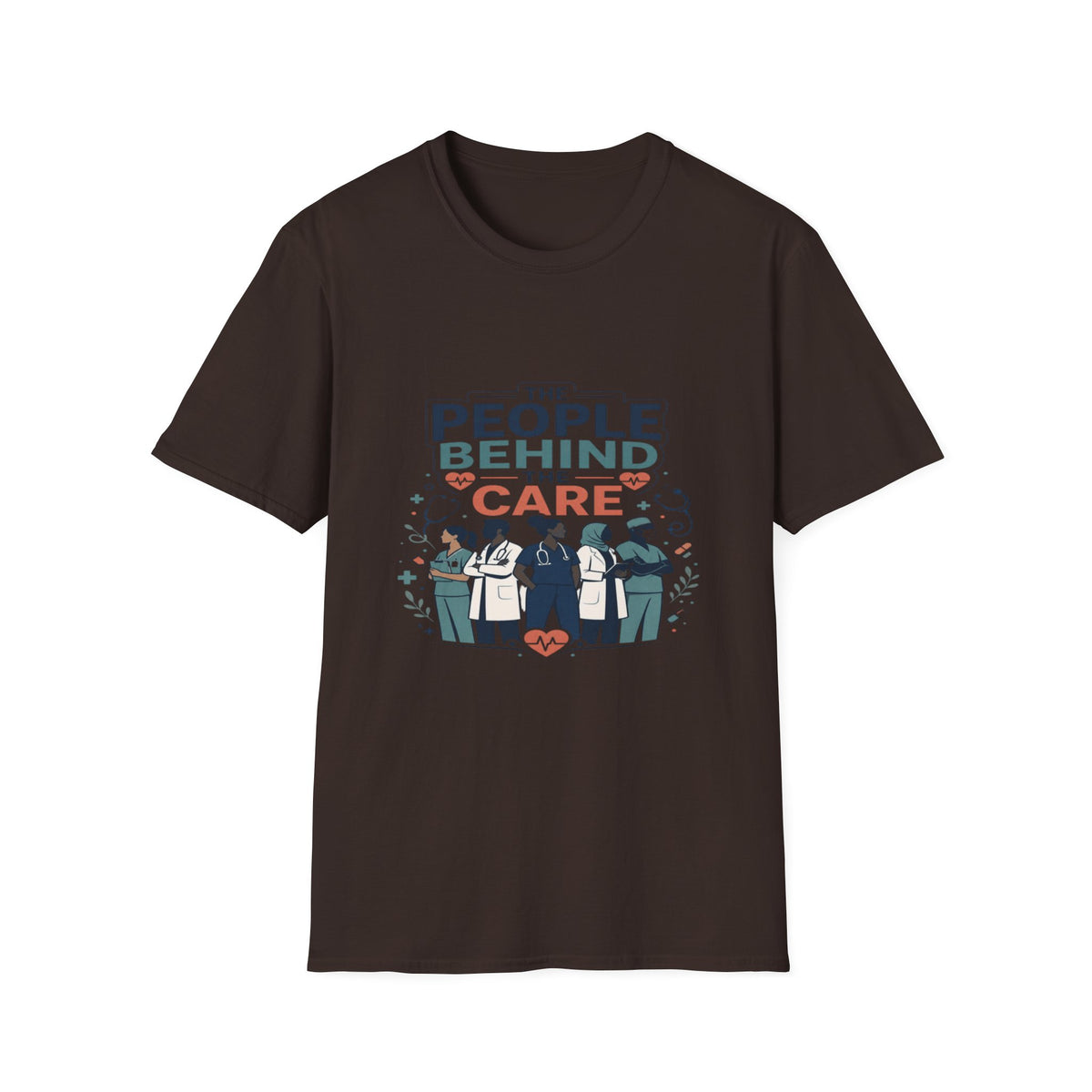 Modern T-Shirt Design Celebrating Healthcare Professionals' Dedication- Graphic Tees