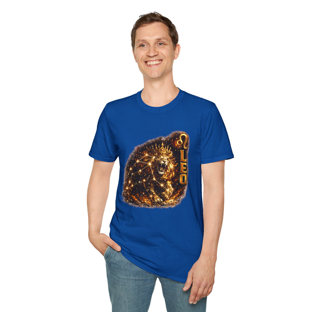Leo Constellation Lion T-Shirt — Zodiac Astrology Graphic Tee