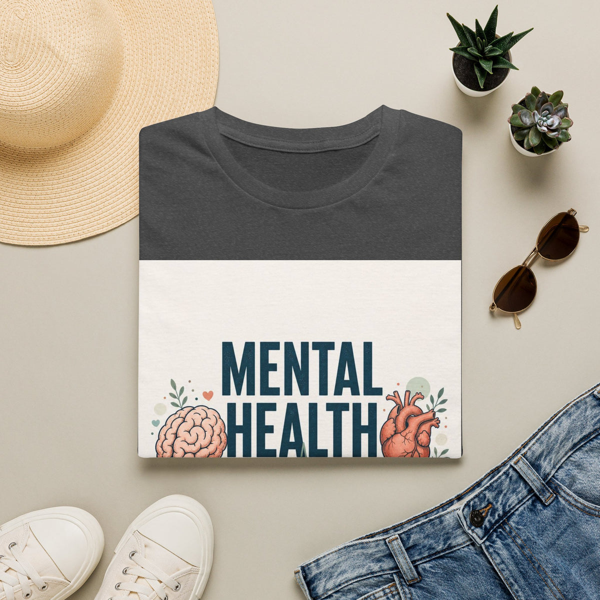Bold Typography Design Emphasizing Mental Health Awareness