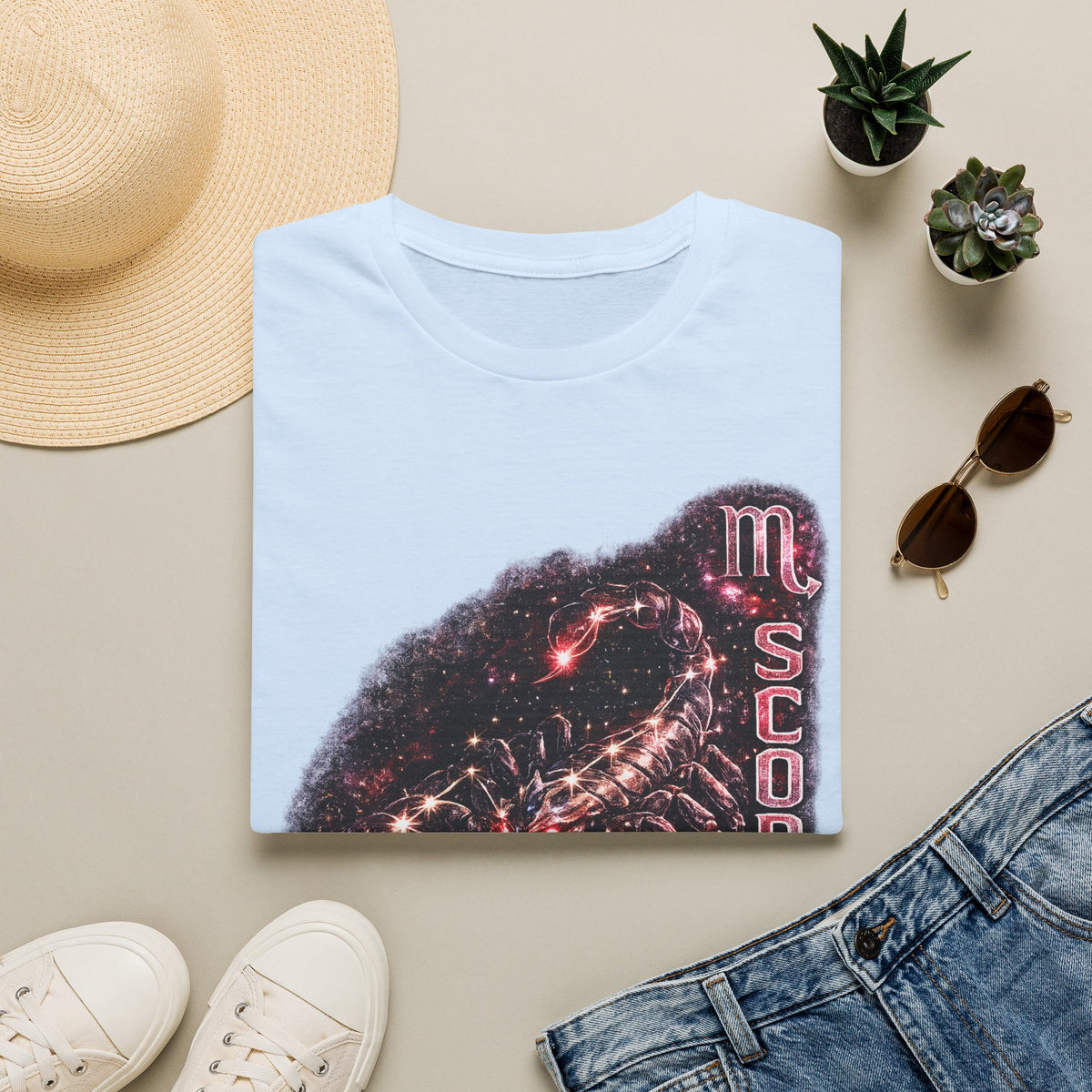 Scorpio Zodiac T-Shirt — Cosmic Scorpion Astrology Tee