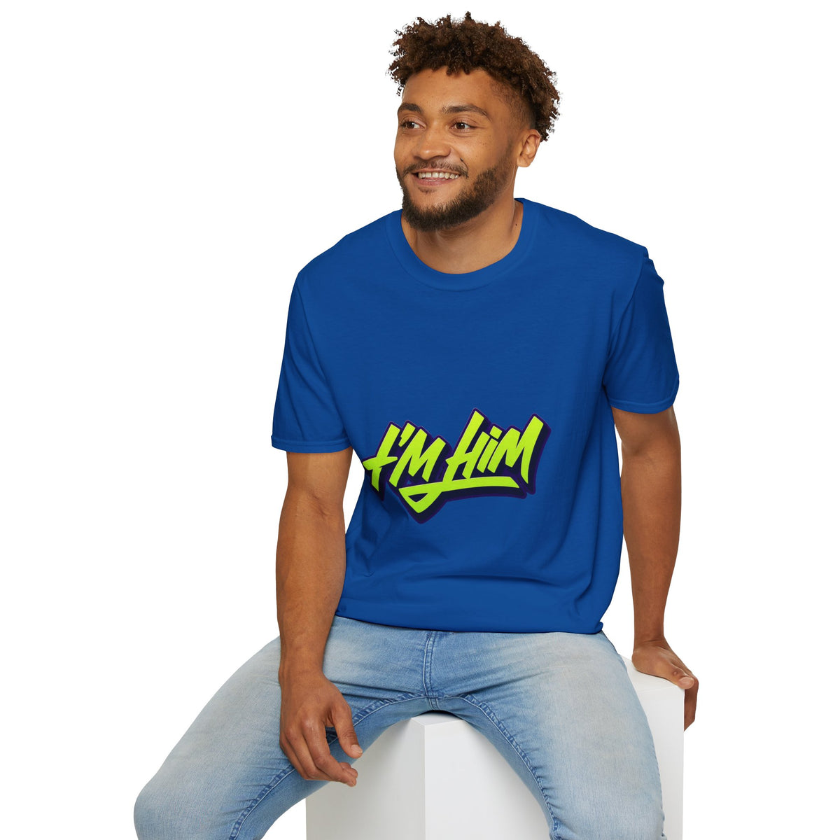 I'm Him T-Shirt — Bold Neon Streetwear Graphic Tee