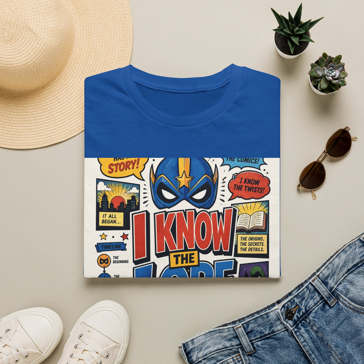 T Shirt Design Featuring Whimsical Superhero Theme And Engaging Text