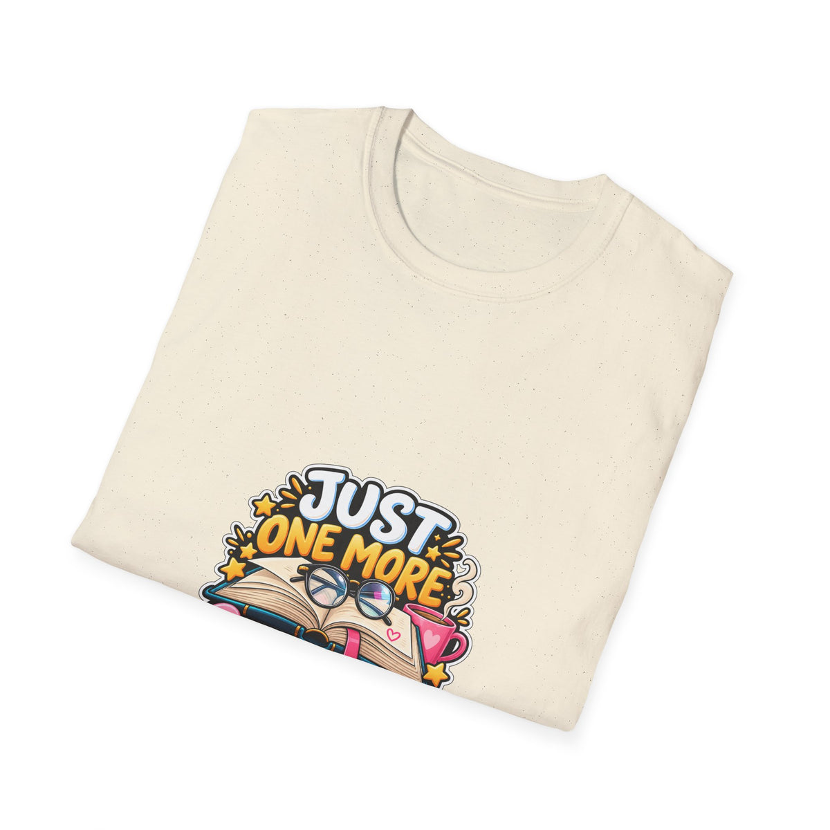 Just One More Chapter T-Shirt – Cute Book Lover Reading Graphic Tee