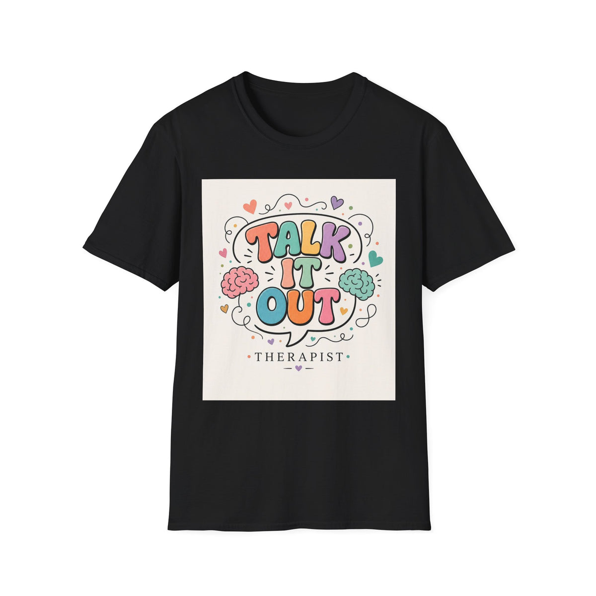 Colorful Speech Bubble Design With Playful Typography And Whimsical Elements