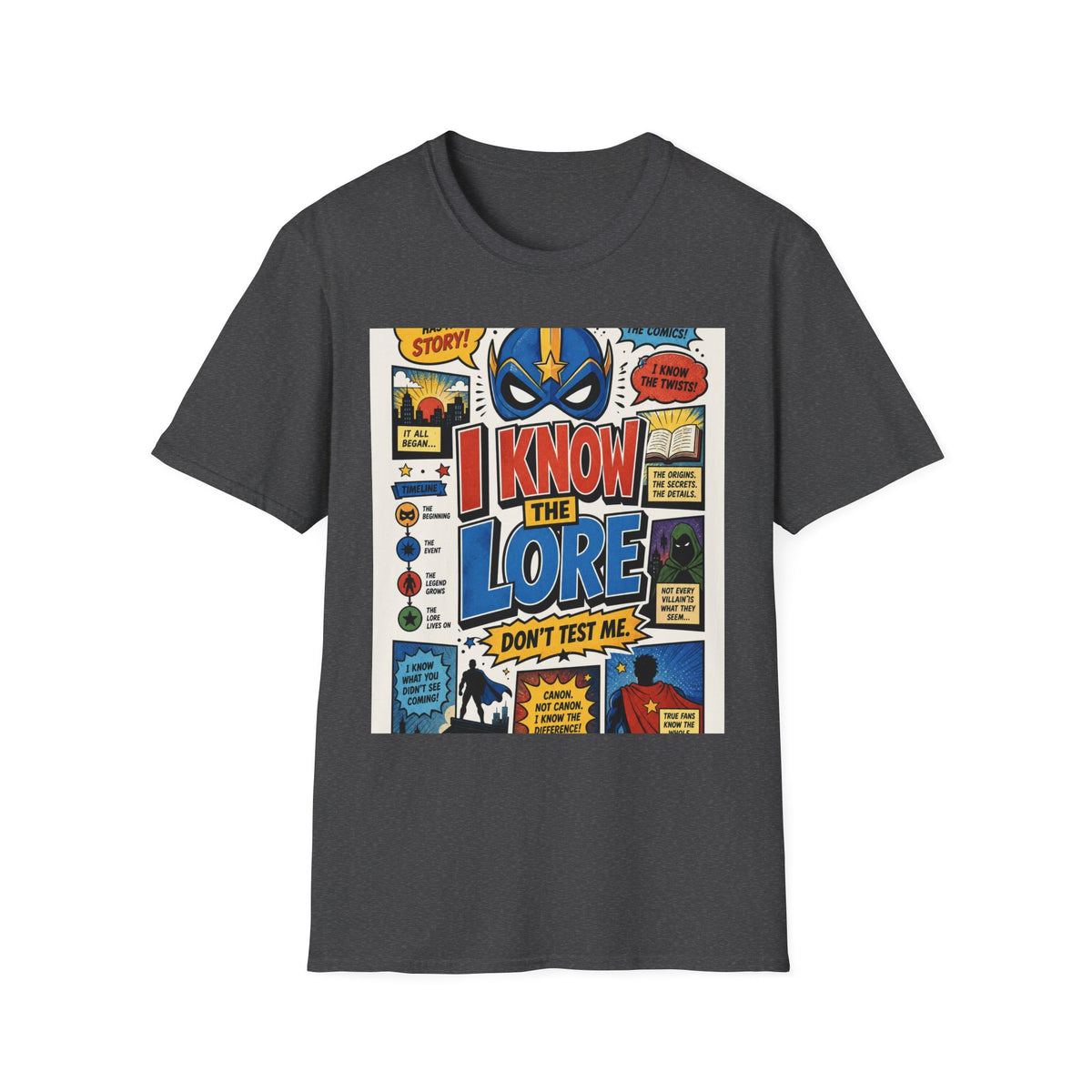 T Shirt Design Featuring Whimsical Superhero Theme And Engaging Text
