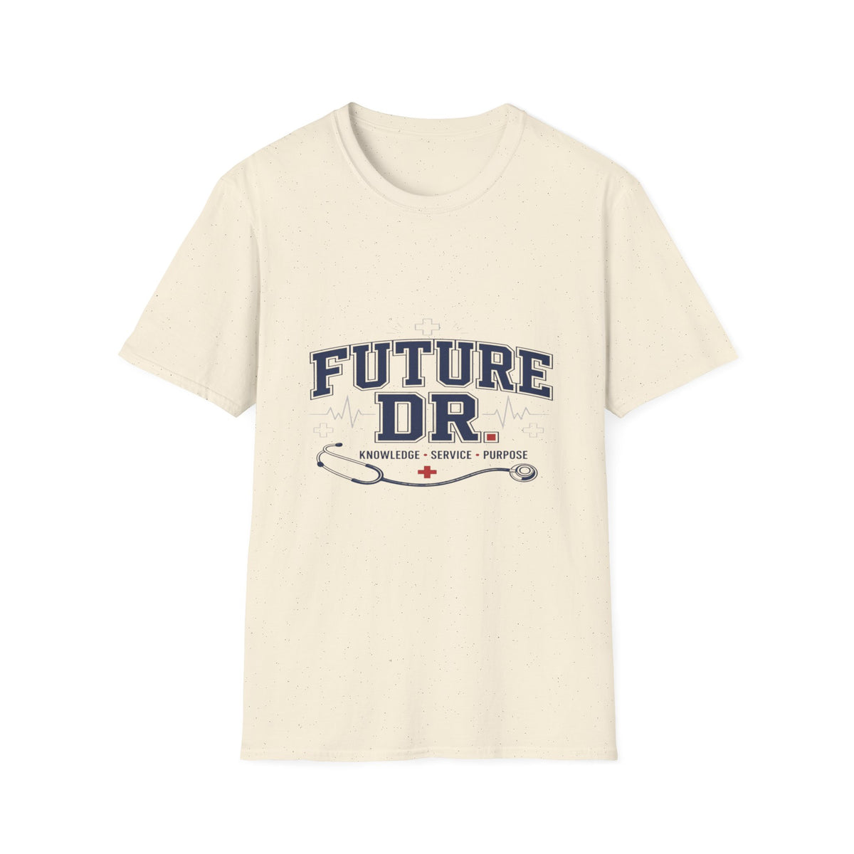 Collegiate T-shirt Design With Future Dr Text And Medical Accents- Graphic Tees