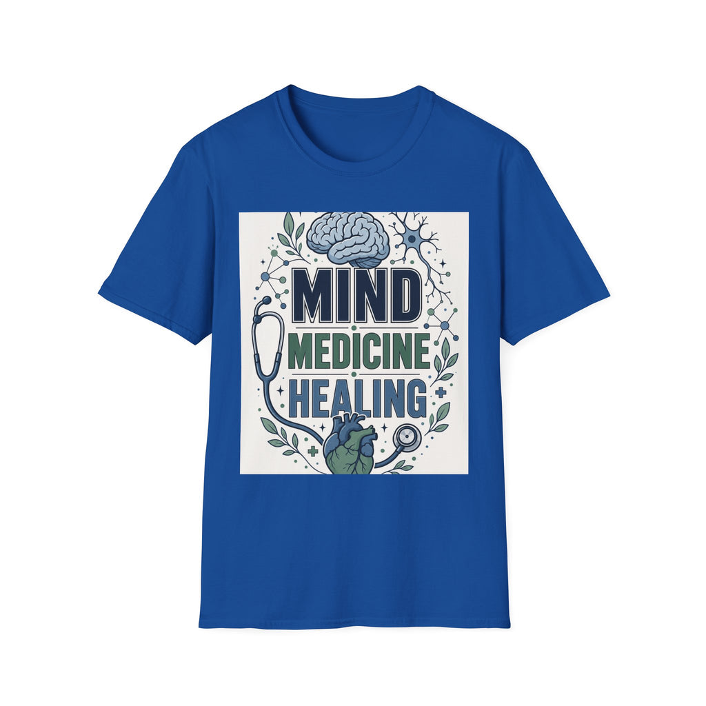 Illustration Of Stacked Words Mind Medicine Healing With Medical Icons