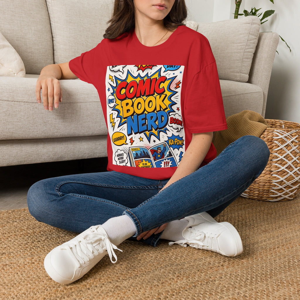 Dynamic Comic Book Nerd Design With Playful Typography