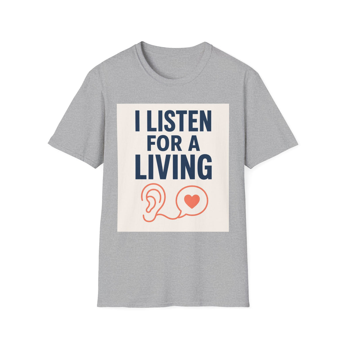 Bold Text And Minimalist Ear Illustration In Modern Design