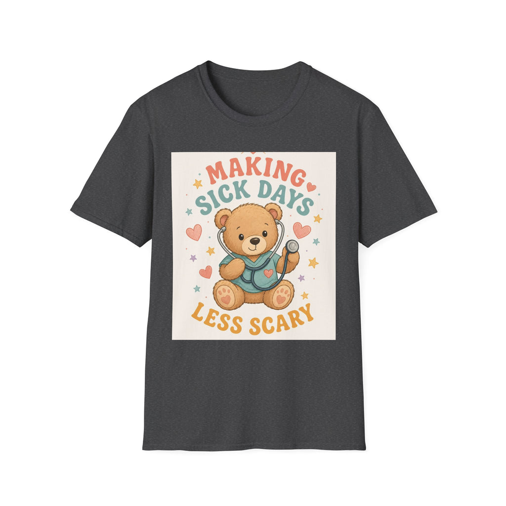 T Shirt Design Featuring Teddy Bear With Stethoscope And Stars