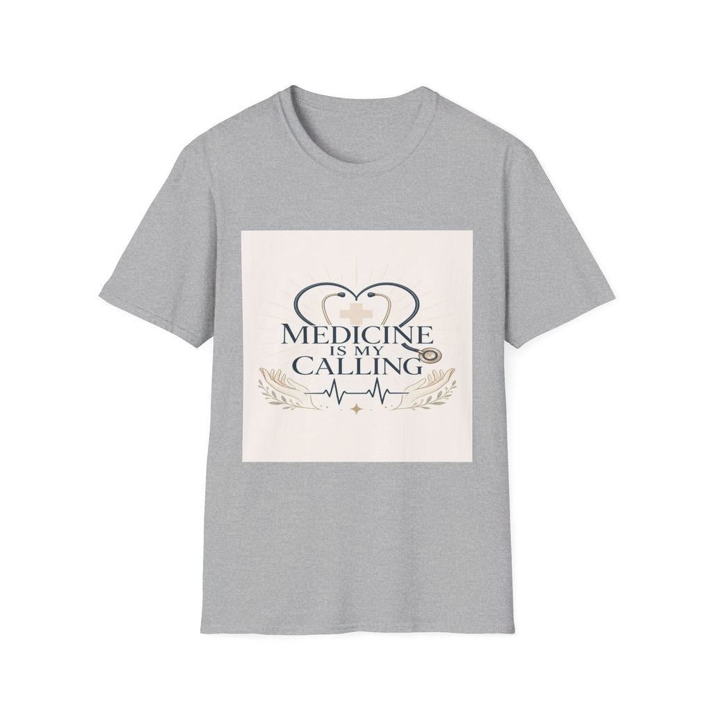 Elegant Design Celebrating Medicine With Heart-Shaped Stethoscope- Graphic Tees