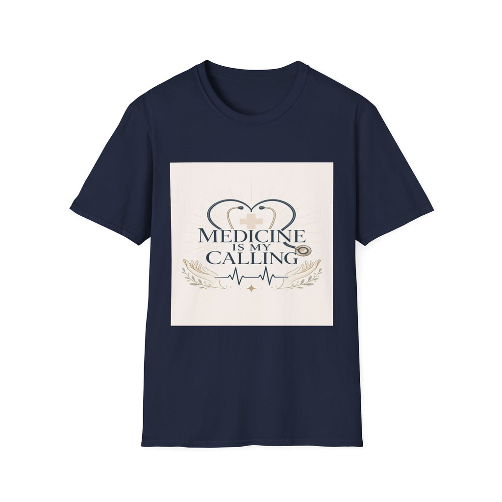 Elegant Design Celebrating Medicine With Heart-Shaped Stethoscope- Graphic Tees