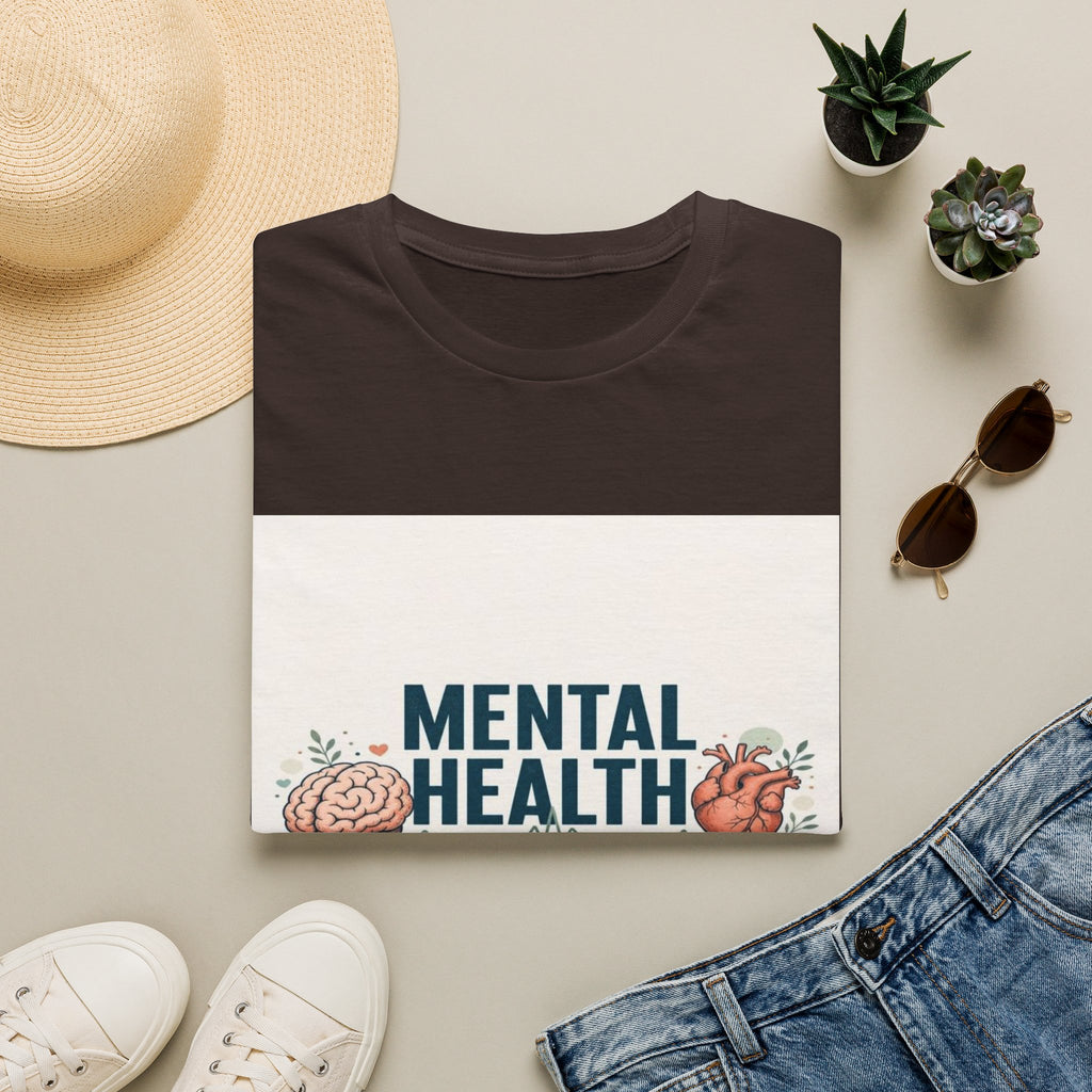 Bold Typography Design Emphasizing Mental Health Awareness- Graphic Tees