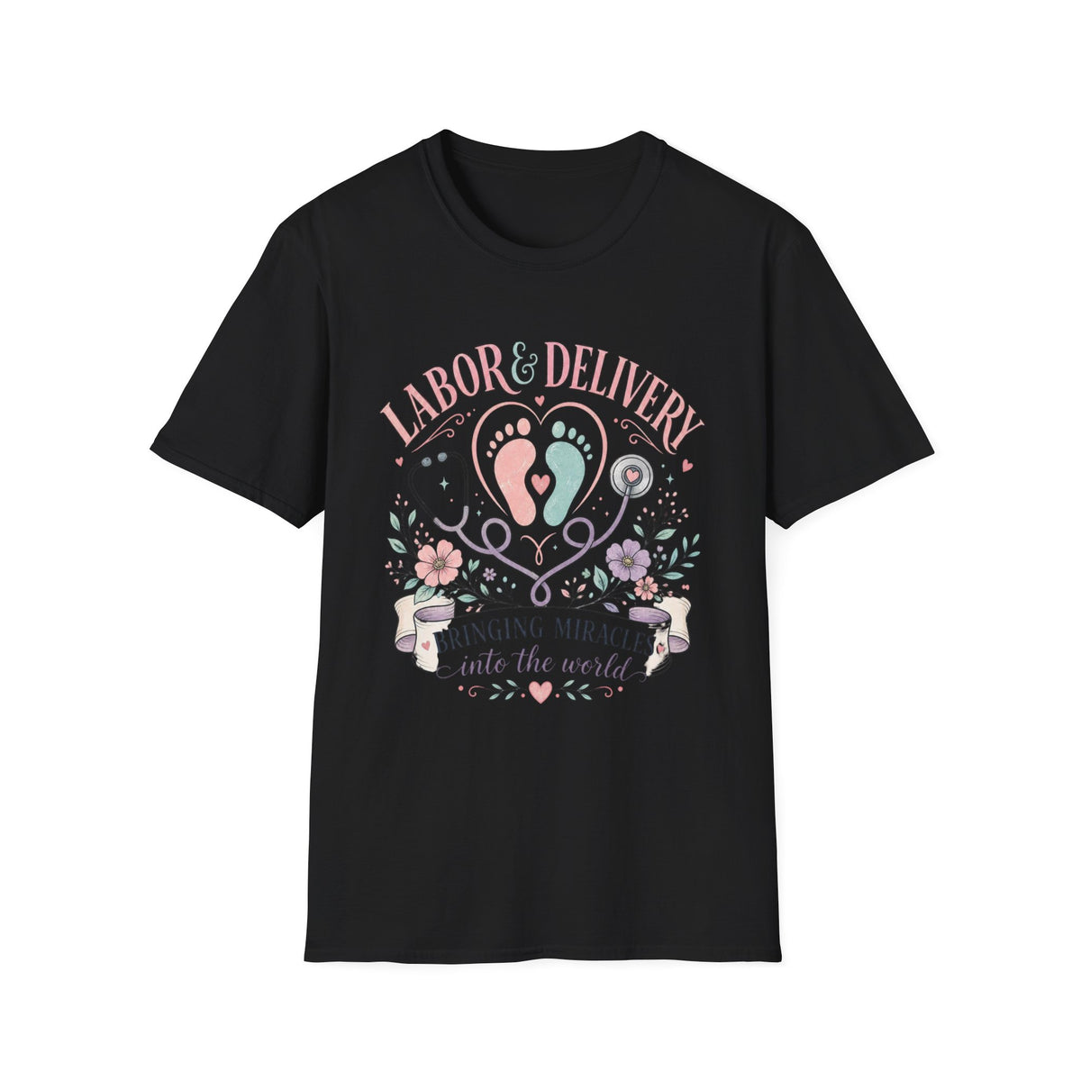 Labor And Delivery T Shirt Design Celebrating New Life
