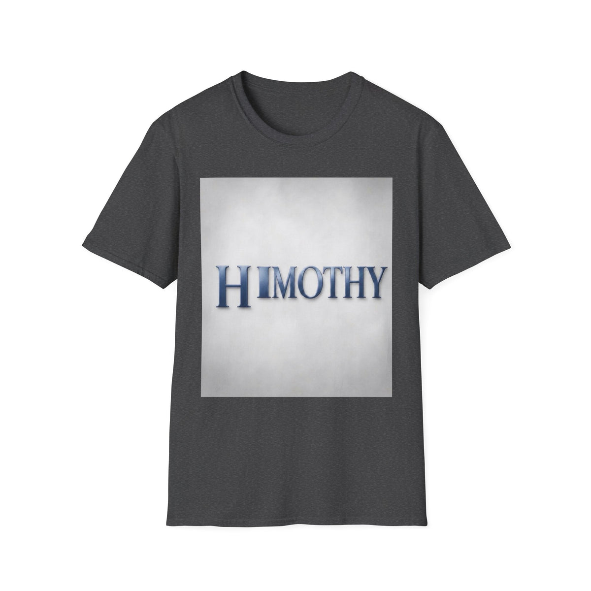 Timothy Name Graphic T-Shirt — 'HIMOTHY' Vintage Lettering Tee